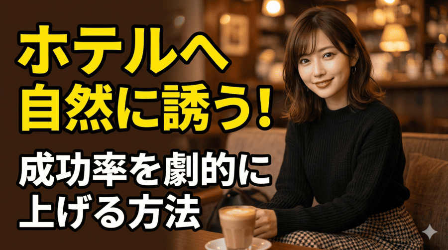 ホテルへ自然に誘う流れとは？スマートな合意形成で成功率を劇的に上げる方法